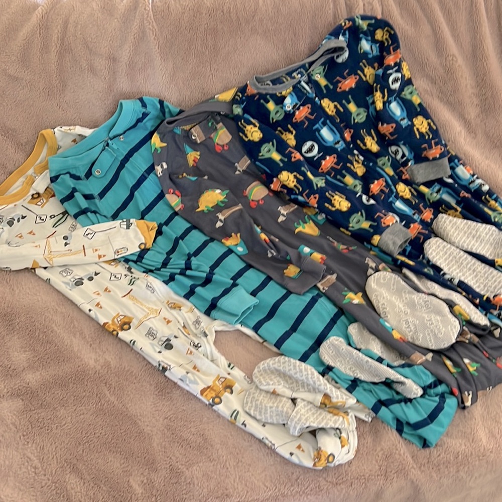 Set of 4 Footie Pajamas